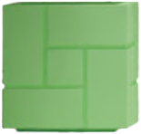 Blocks square tree Pot - Image 4