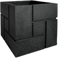 Blocks square tree Pot - Image 6